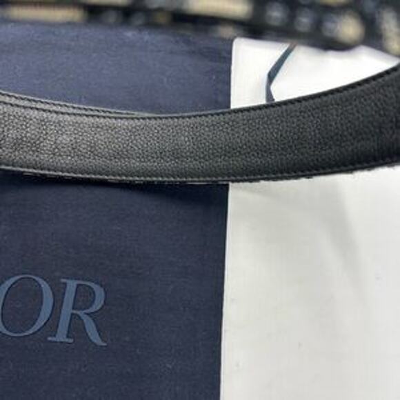 Men's Dior oblique jacquard reversible belt size 120 cm/46 inches made in Italy - Picture 8 of 13